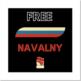 Free Navalny Posters and Art